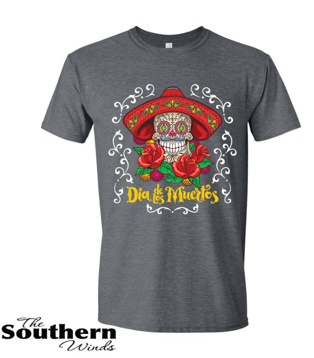  Dia de los Muertos Skull Shirt Mexican Day of the Dead