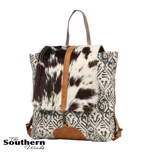 Myra Bag - Sansa Santo Leather & Hair-On Backpack – Southern Julep