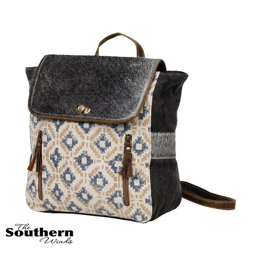 Myra Bag - Sansa Santo Leather & Hair-On Backpack – Southern Julep