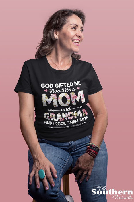 A I Have Two Titles Mom and Grandma - Personalized All-Over Printed T-Shirt, 3XL - Pawfect House